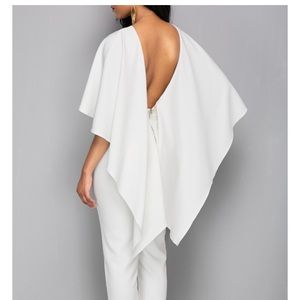 rotita white jumpsuit